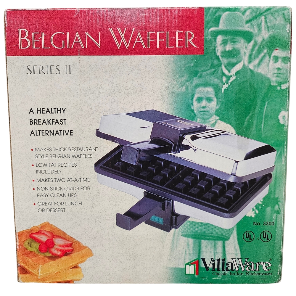 Tailor Vintage Silver Belgian Waffler